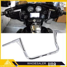 12" Rise Ape Hanger Handlebar For Harley Road King Electra Street Glide 1982-21