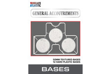 Wargames Atlantic 50mm Round Bevelled Bases 12 