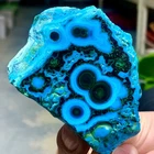 117G Natural Chrysocolla/Malachite transparent cluster rough mineral sample
