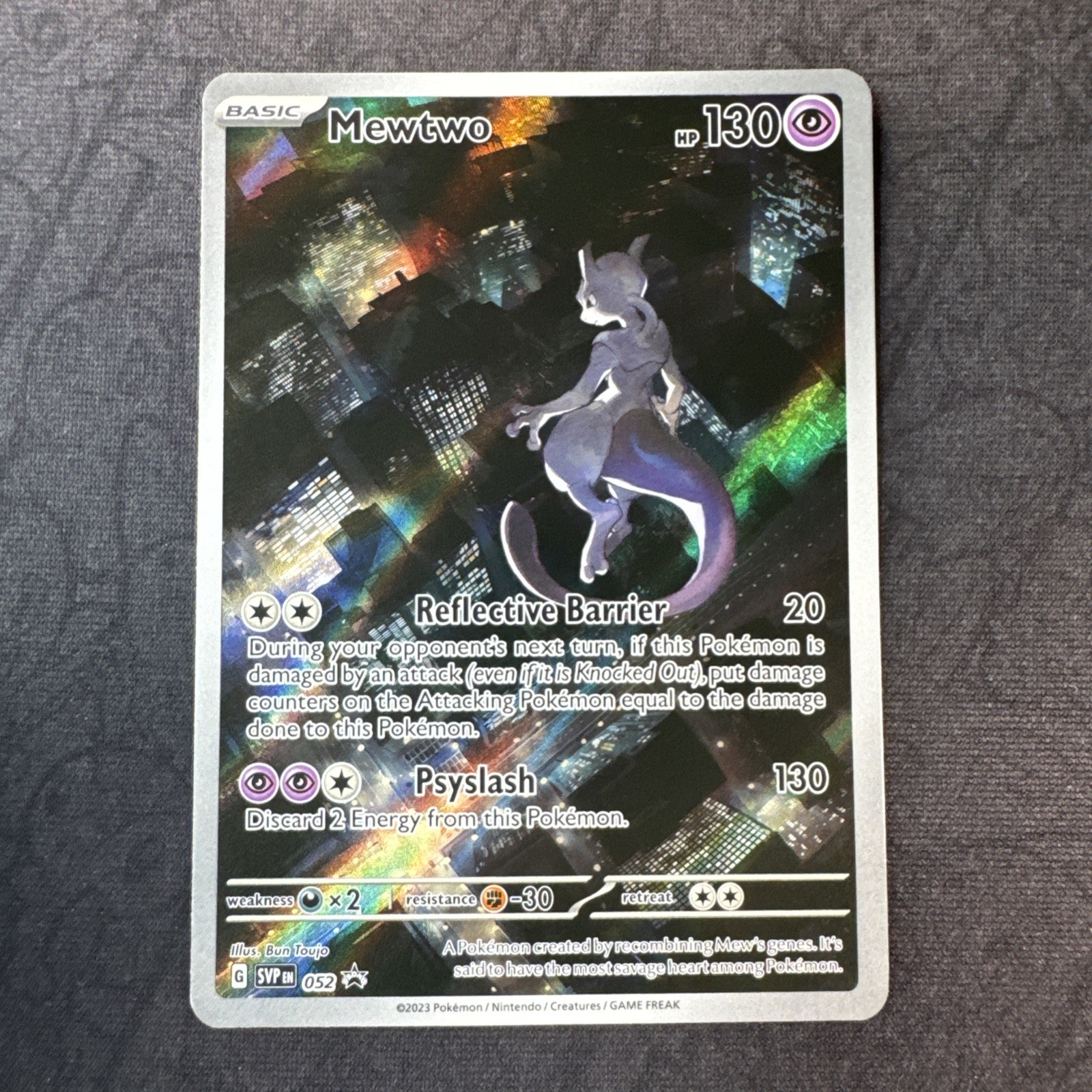 Mewtwo 052 Sv: Scarlet & Violet Black Star Promo Cards Holo Pokemon