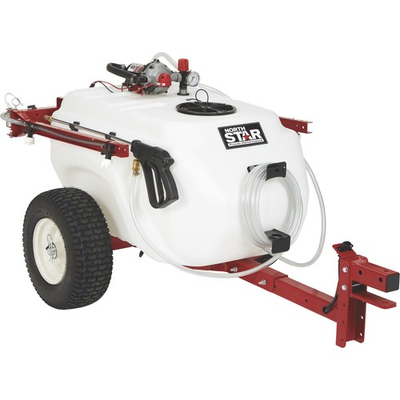 #ad NorthStar Tow Behind Trailer Boom Broadcast and Spot Sprayer 41 Gallon 4 GPM $889.99