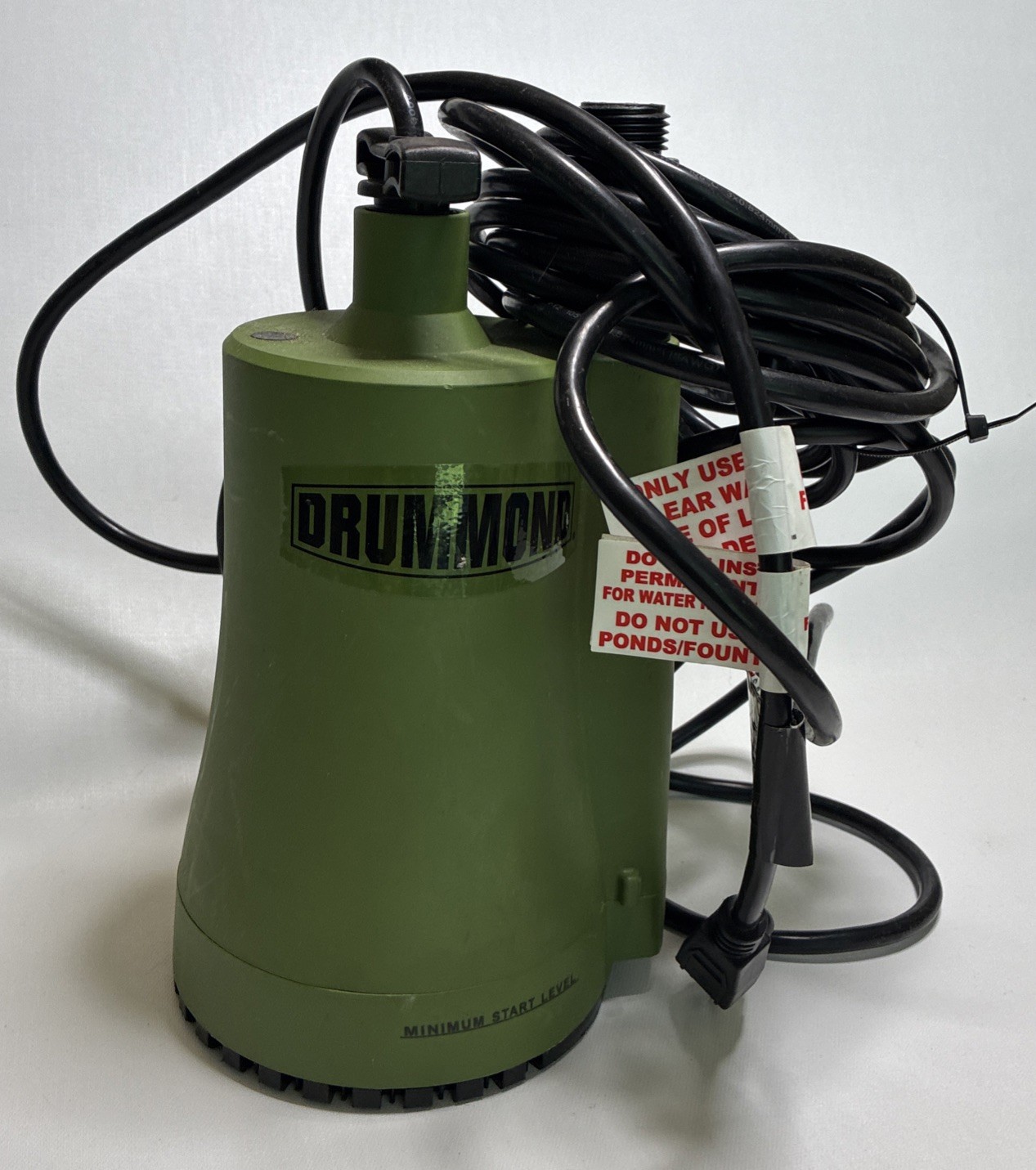 Drummond 1/3 HP Submersible Utility Pump 2000.