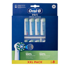 Oral-B Ersatzköpfe Pro Cross Action, 8 Köpfe - Weiß