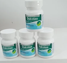 4 Dulcolax Stimulant FREE for STOOL SOFTENER LAXATIVE Relief, BB DATE 27