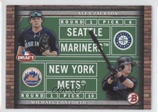 2014 Bowman Draft Dual Draftees Alex Jackson Michael Conforto #DD-JC 1h5