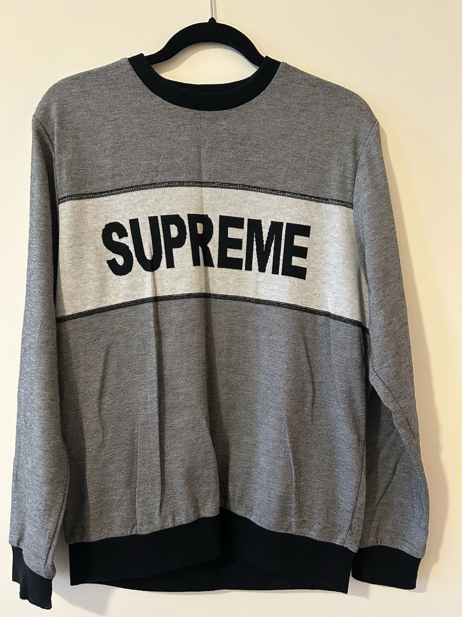 Supreme Gray Crewneck Sweaters for Men for sale | eBay