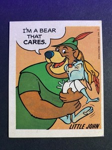 1970’s Wonder Bread Disney Stickers Little John (f)