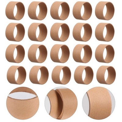20PCS Paper Core Paper Tube DIY Craft Rolls Diy Paper Tube Brown Cardboard Tubes