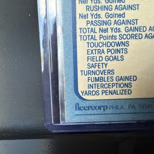 1981 Fleer Teams in Action - #32 New England Patriots - Picture 9 of 10