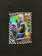 2025 Panini Prizm Courtland Sutton Checkerboard Prizm Broncos