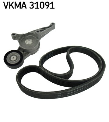 Multi-ribbed V-belt kit VKMA 31091 SKF for VW SEAT - Image 4