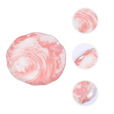 1pc Gold Inlay Marmor Keramikplatte Dinner Plate Schmuckplatte für Home Hotel