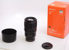 Sony FE 90mm f2.8 Macro G OSS Lens for E-Mount - Used Clean EX Condition w/ Hood