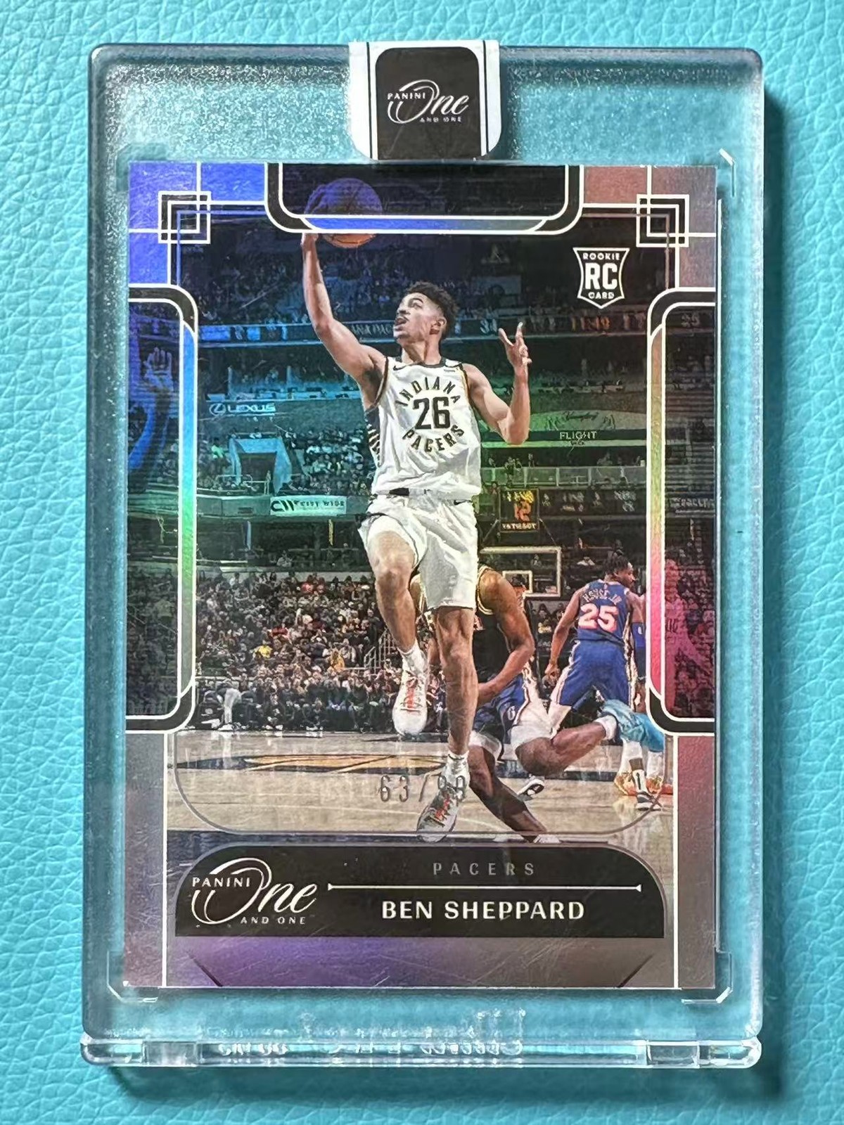 Ben Sheppard 2023-24 Panini One And One 63/99 Silver RC Indiana Pacers #130