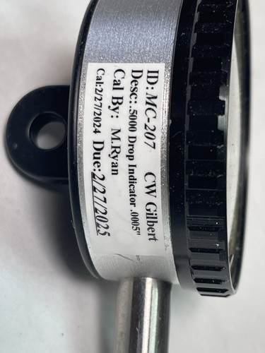 MHC Indicatore Quadrante Industriale 0- 0,5" Gamma 0,001" (25MY27) - Foto 4 di 4