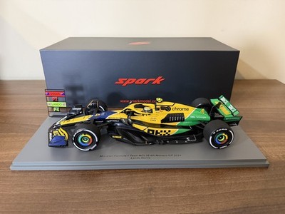 Ex Display - Spark 1:18 McLaren MCL38 Ayrton Senna Tribute Lando Norris Monaco