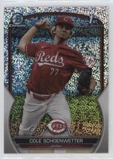 2023 Bowman Draft Chrome Sparkle Refractor Cole Schoenwetter #BDC-116 0tw4