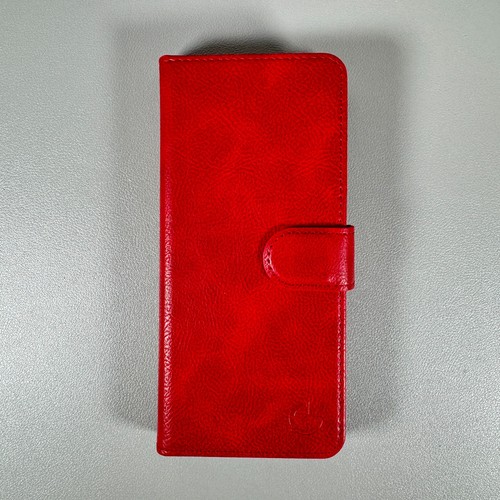 Wallet Case for Galaxy A33 5G - Crimson Red Faux Leather | Folio by Civicase - Picture 22 of 22