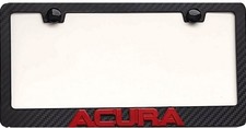 Acura 3d Simulated Carbon Fiber License Plate Frame Holder Acura 3d Simulated Carbon Fiber License Plate Frame Holder