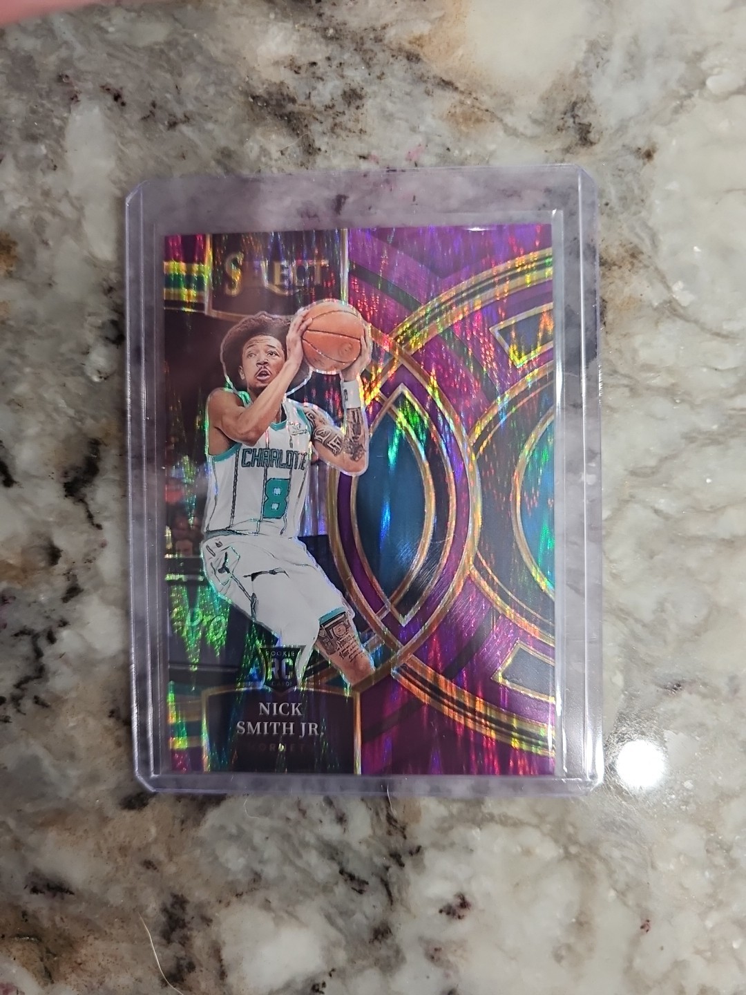 2023-24 Select - Premier Level Nick Smith Jr. #119 Purple Flash Prizm /175 (RC)