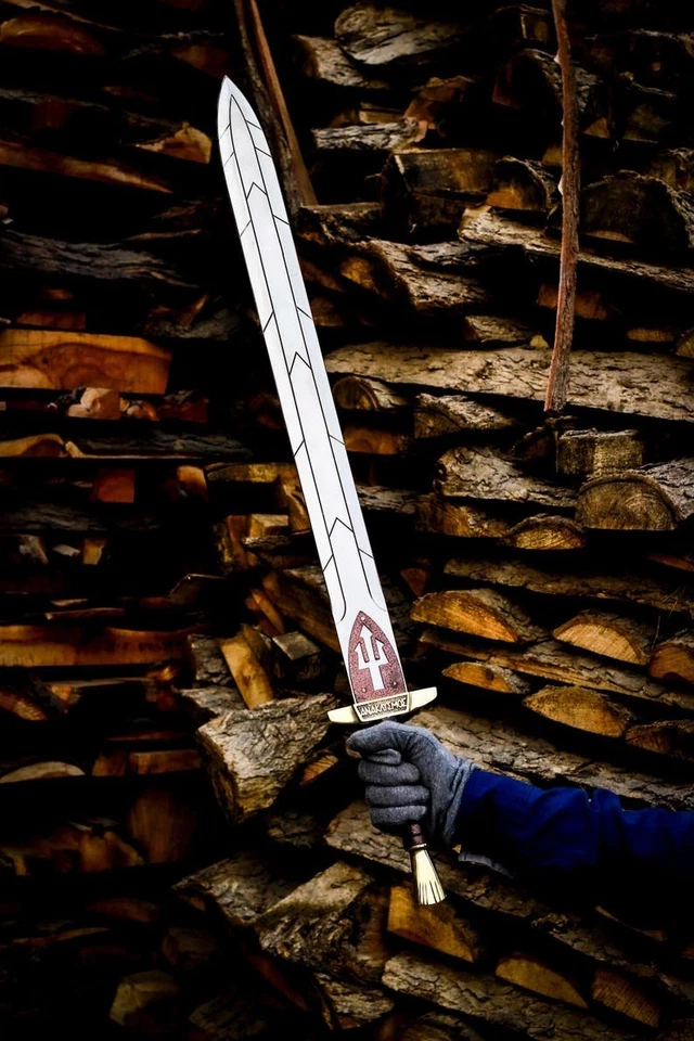 Handmade Percy Jackson Riptide-Inspired Sword – Greek Mythology Fantasy Blade - Image 4 of 4