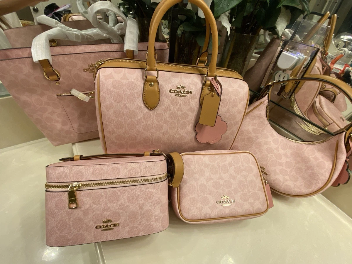 Coach Pink Crossbody Bags & Handbags for Women for sale | eBay