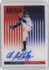 2019 Panini Chronicles America's Pastime Gold 20/25 Sean Reid-Foley Auto 0c2