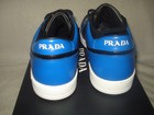 100% AUTHENTIC NEW MEN PRADA DOWNTOWN LOGO BLUE SNEAKERS UK 10/US 11 D — photo 9