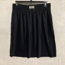 Scotch Soda Maison Scotch Boys Edition Black Crinkle-Pleat Skirt Sporty Sz XL