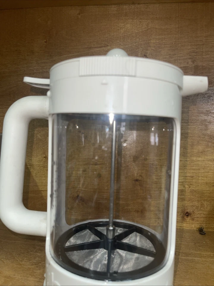 Cafetera Bodum French Press 12 tazas 1,5 L grano helado K11683 blanca Foto 3 de 4