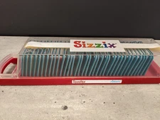 Sizzix Sizzlits AZURE Alphabet Numbers Die Set of 35 Upper Case Lower Case