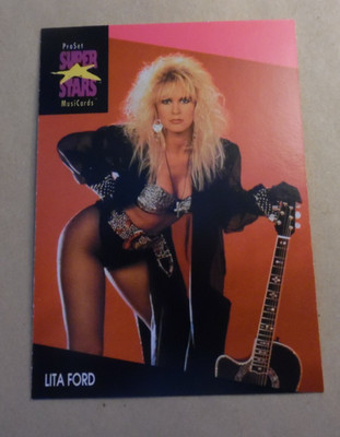 LITA FORD 1991 PRO SET MUSIC ''SUPER STARS'' CARD
