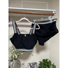 New DACI two piece sports bra style swim suit Size 16W