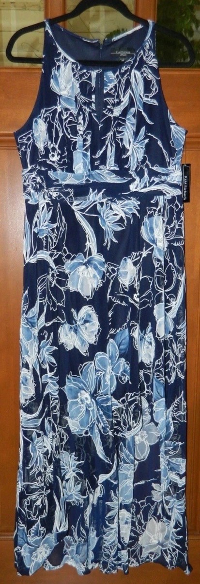floral knee length dress Last Resort- Blue Floral Maxi Dress – Joey Lynn Boutique