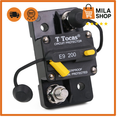 Sicherungsautomat 200A M10 Bolzen 12V 24V 48V manueller Reset Trennschalter Auto