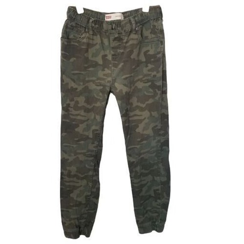 Levi's Pants Jogger Pants Camouflage Pants Drawstring Pants Youth 14 Green - Picture 1 of 9