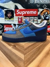Nike Air Force 1 Low Gris Azul Stash HF5516 001 Para hombres 12 Caja Firmada De Stash
