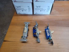 NEW (Lot of 40) Cooper 1301-7V IVORY 15 AMP SINGLE POLE SWITCH