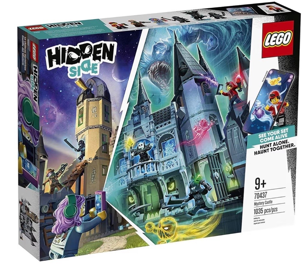 LEGO HIDDEN SIDE 70437 Mystery Castle RETIRED 100% Complete Ghost Hunting AR Toy