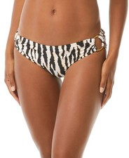 Carmen Marc Valvo Womens Swimwear Small Bikini Bottoms Pink S