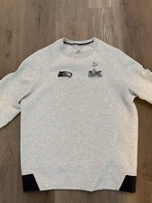 Seattle Seahawks Nike Super Bowl LX Opening Night Crewneck Large New