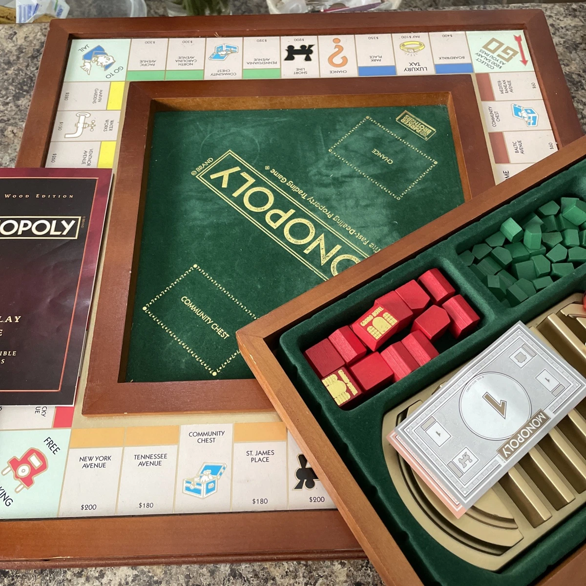 25+ Franklin Mint 1991 Monopoly Contemporary Manufacture Board