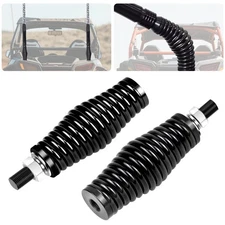 2X Spiral Whip Lights Spring Mounting Base Quick Release Antenna for ATV UTV RZR