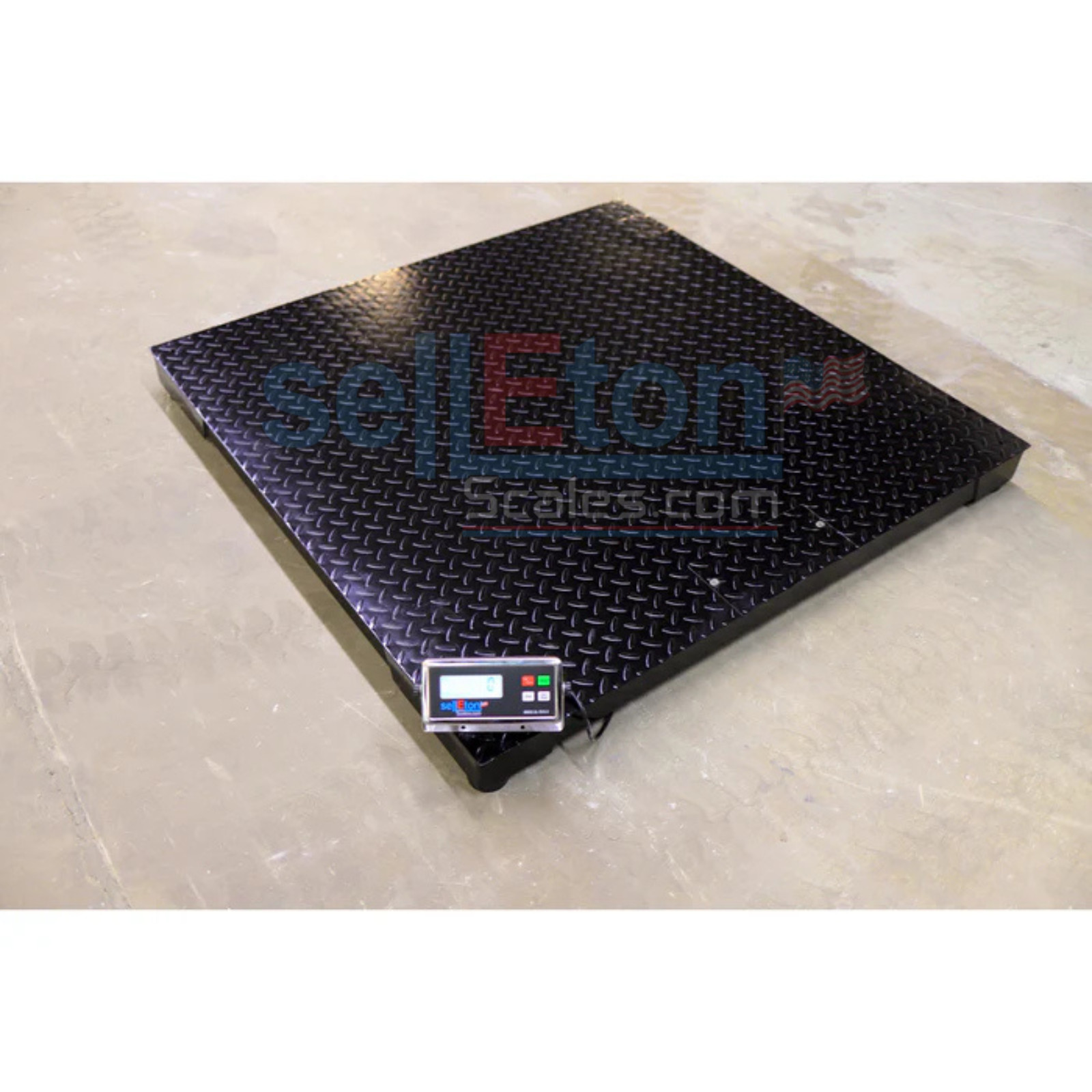 SellEton 36" x 36" Industrial Floor Scale & Indicator With Printer 5000 lbs
