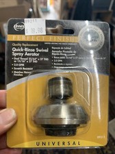 Danco 89211 15/16-Inch Male/Female Thread 360-Degree Brushed Nickel Swivel