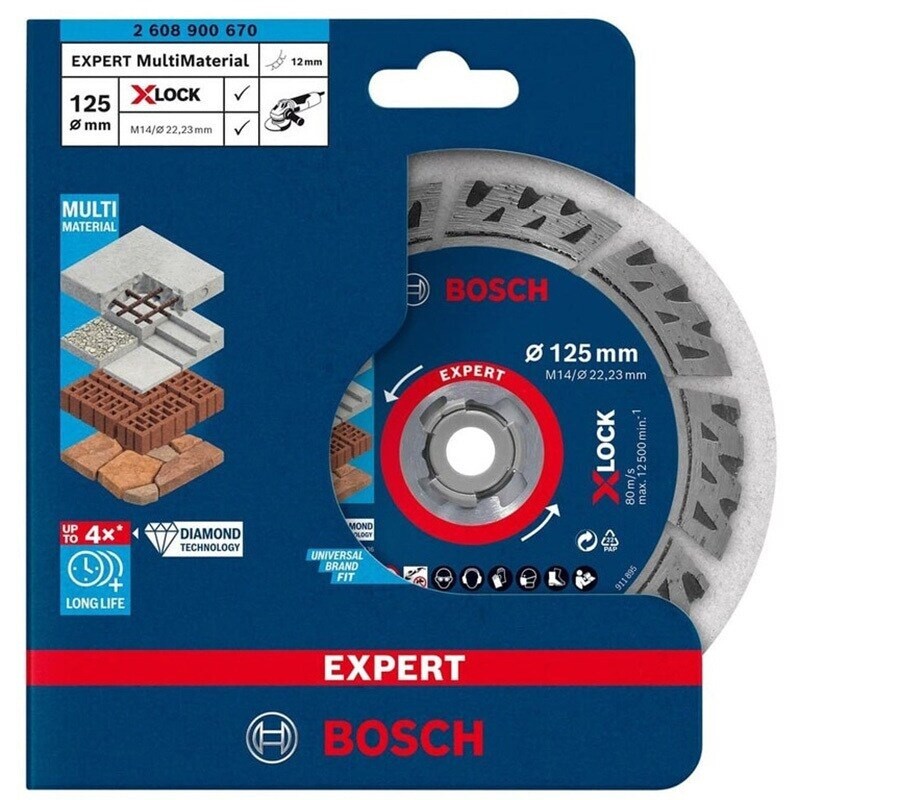 Bosch X-LOCK Diamond Wheel 2枚 BOSCH X-LOCK DIAMOND WHEEL 125mm 2608900670 | eBay