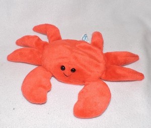 orange crab beanie baby