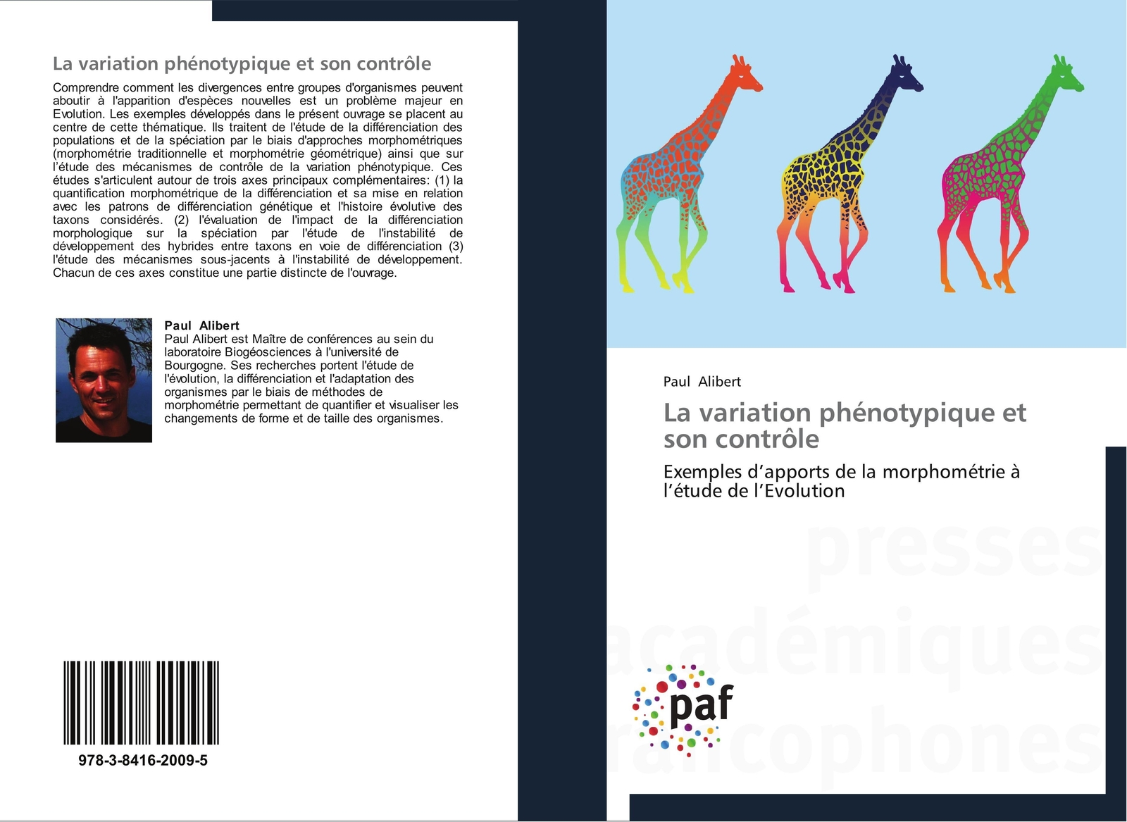 Thumbnail - La Variation Phénotypique Et Son Contrôle Paul Alibert Taschenbuch