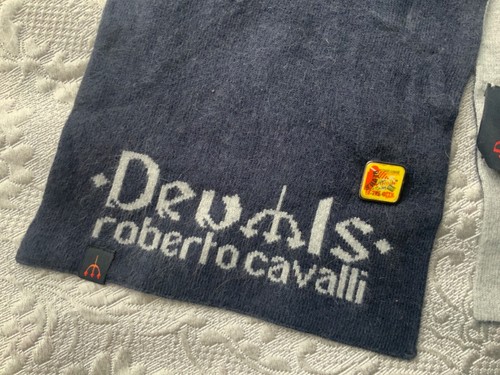 Roberto Cavalli Angels Devils x Simonetta collab angora kids scarf - Picture 2 of 5