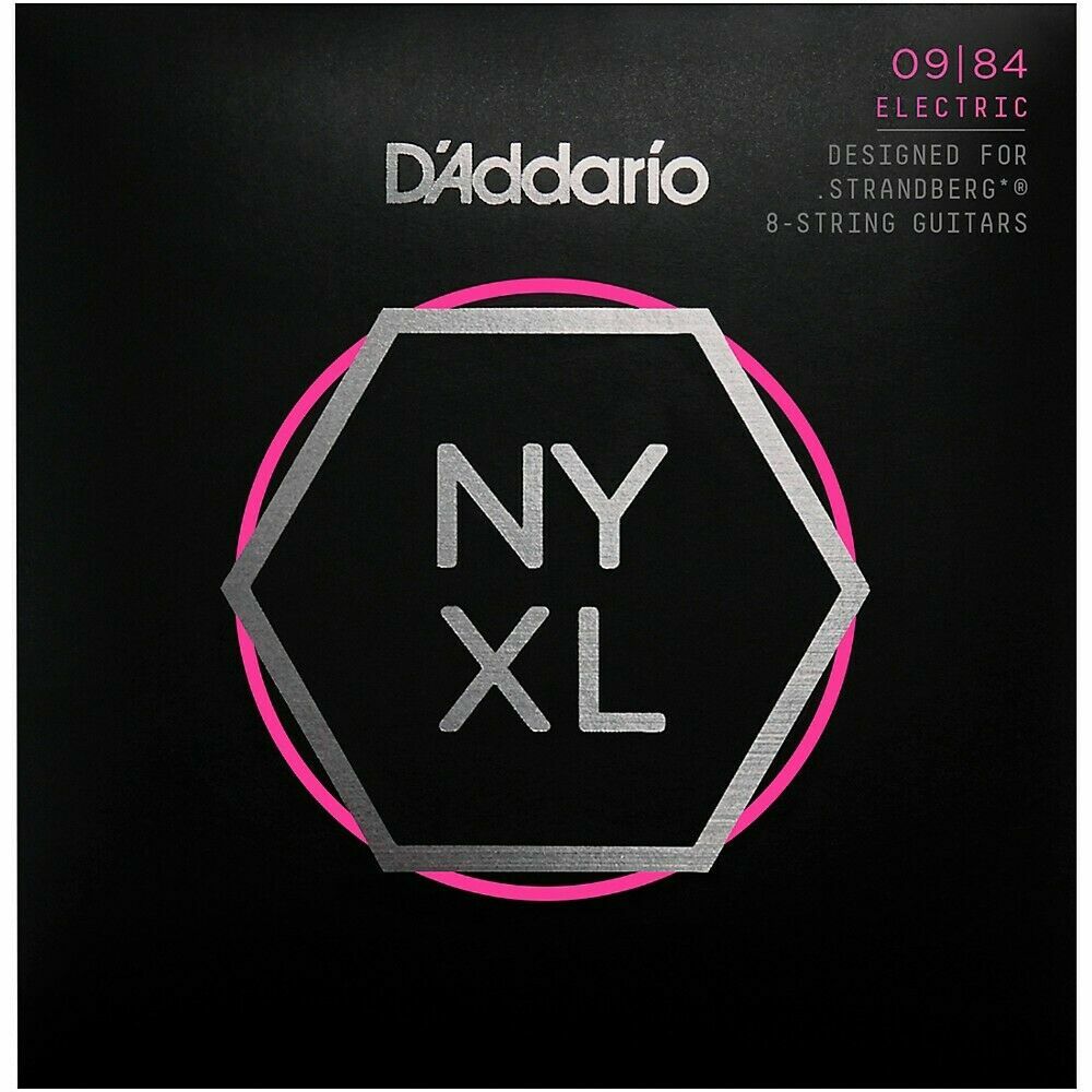ハンドトスグライダー D'Addario NYXL0984SB Nickel Wound, 8-string Strandberg Cust
